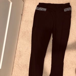 Greys anatomy scrub black pants